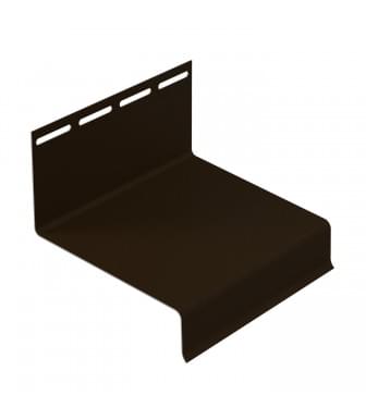 Отлив для сайдинга Деке 100 мм, STANDARD/PREMIUM, Шоколад
