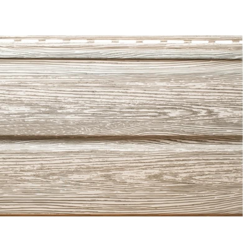 Сайдинг Tecos LUX Имитация Бруса Алтайская берёза